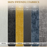 URRED Cloud Couch Modular Sectional Sofa, 82.6" Modern L Shaped Deep Seat Sofa with Ottoman & Pillows, Ultra Comfy Chenille Couches for Living Room, Bedroom or Apartment, White URRED