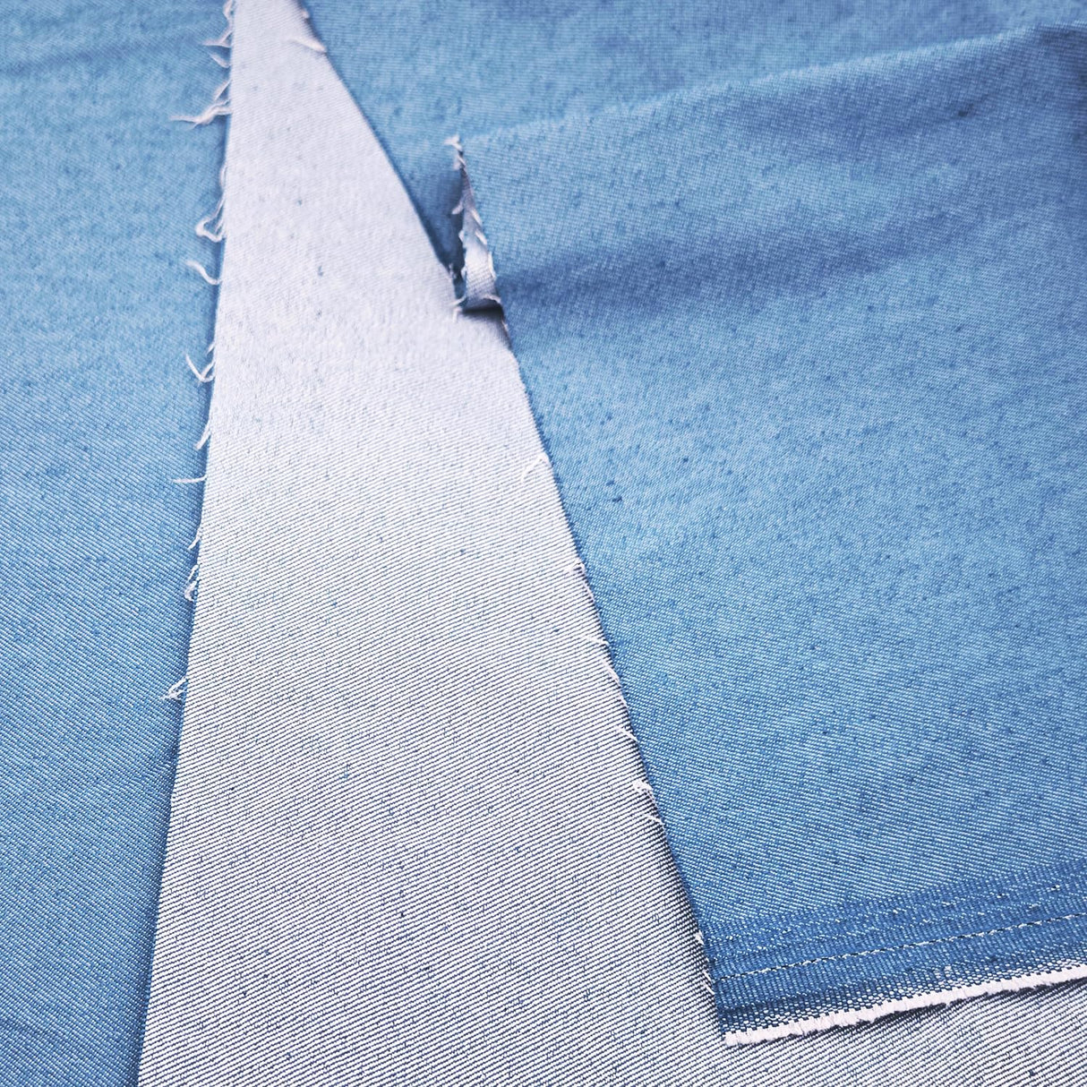 5 Yard 40 oz Sky Blue Denim Fabric for Sewing, Crafting Stylish Denim Fabric by The Yard Jean Material Sky Blue Jean Fabric (60''x180'') VoizVony