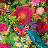 Springbok Spring Fever 500 Piece Jigsaw Puzzle for Adults - Colorful Butterfly and Flowers - Relaxing Puzzle with Unique Precision Fit Pieces - Finished Size 20" x 20" Springbok