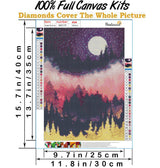 Hestarcul Diamond Art Kits,Abstract Diamond Painting Kits for Adults,Paint with Diamonds Round for Gift,Wall Decor(12x16) Hestarcul