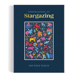 Galison Constellations 101: Stargazing – 500 Piece Book Puzzle with Beautiful Zodiac and Constellation Artwork Packaged in Magnetic Keepsake Book Sized Box Galison