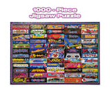 Arcadeageddon! Retro Arcade Game Collage Puzzle for Adults and Kids | Difficult 1000 Piece Jigsaw Puzzle, '80s Toys & Games | Interactive Brain Teaser, Fun Quarantine Gifts | 28 x 20 Inches Toynk