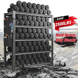 REIBII Storage Shelves, Heavy Duty Garage Shelving Load 2500LBS, 5-Tier Garage Shelves with Tool Storage Bag, Adjustable Industrial Metal Shelving for Basement, 66" H x38.2 W x16 D, Black REIBII