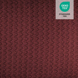 MCombo Power Lift Recliner Chair for Elderly, Lift Chair with Heat and Massage, USB&Type C Ports, Extended Footrest, Cup Holders, Fabric 7040 (Medium, Carmine Red) MCombo