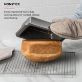 KitchenAid 9x5in Nonstick Aluminized Steel Loaf Pan, Contour Silver KitchenAid