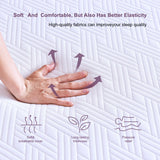 KOPEECHO Queen Mattress, 10 Inch Gel Memory Foam Mattresses, Medium Firm for Cool Sleeping, Pressure Relief, Easily Replaceable,CertiPUR-US Certified Colchón in a Box KOPEECHO