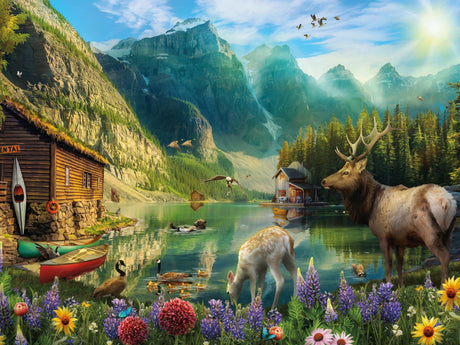 Ceaco - Paradise in The Mountains - 500 Piece Jigsaw Puzzle Ceaco