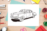 Classic Cars Coloring Book: A Collection of 50 Iconic Classic Cars | Relaxation Coloring Pages for Kids, Adults, Boys, and Car Lovers WoodArtSupply