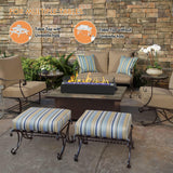 BAIDE HOME 28-inch Table Top Propane Fire Pit, 40,000 BTU Tabletop Firepit for Patio, Outdoor Portable Fireplace Rectangular Fire Bowl w/Wind Glass Shield, Glass Rocks - Black BAIDE HOME