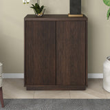 Henn&Hart 28" Wide Rectangular Accent Cabinet in Brown, for Home, Living Room, Bedroom, Entertainment Room, Office Henn&Hart