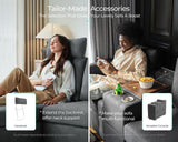 LINSY HOME Modular Sectional Sofa, Convertible U Shaped Sofa Couch with Storage, Memory Foam, Modular Sectionals with Ottomans, 6 Seat Sofa Couch with Chaise for Living Room, Dark Grey LINSY HOME