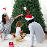 Yaheetech 7.5ft Premium Spruce Hinged Artificial Full Christmas Tree with 1346 Branch Tips Holiday Xmas Tree with Metal Hinges and Foldable Base for Home Party Office Decoration Yaheetech