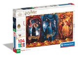 Clementoni 61885 61885-Jigsaw Harry Potter-104 Pieces, Jigsaw Puzzle for Children, Multi-Colour Clementoni