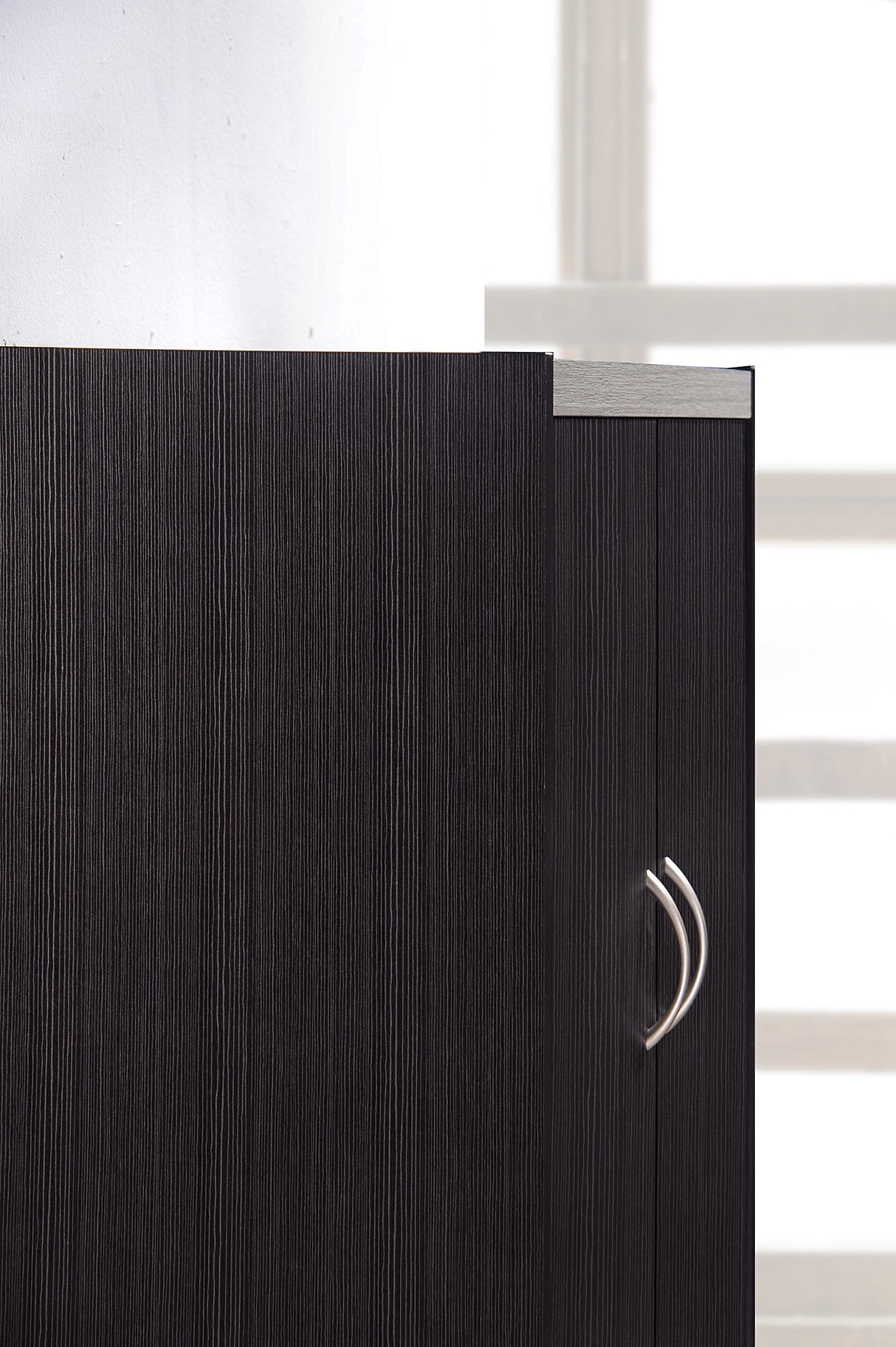 Hodedah 4 Door Kitchen Pantry with Four Shelves, Chocolate Hodedah