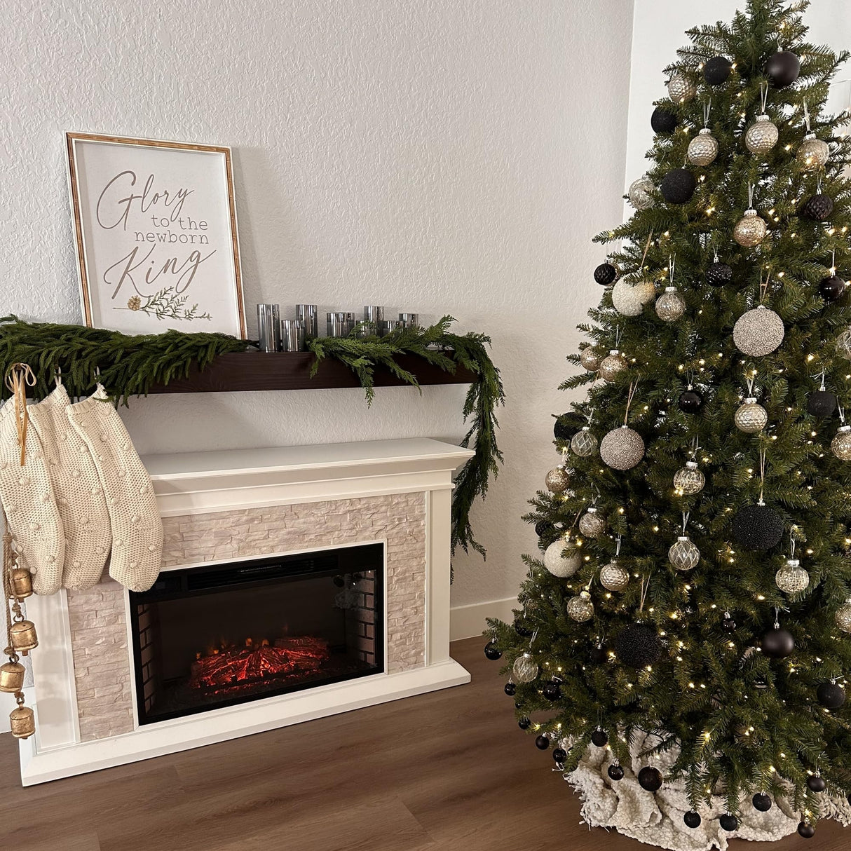 CRAFTEASE Fireplace Mantel 72 Inch Solid Wood Mantels for Over Fireplace 5" Thick Wall Mounted Shelves Long Floating Farmhouse Shelf Handcrafted Wooden Fireplace Mantle 72 X 8 X 5 - Rustic Brown CRAFTEASE