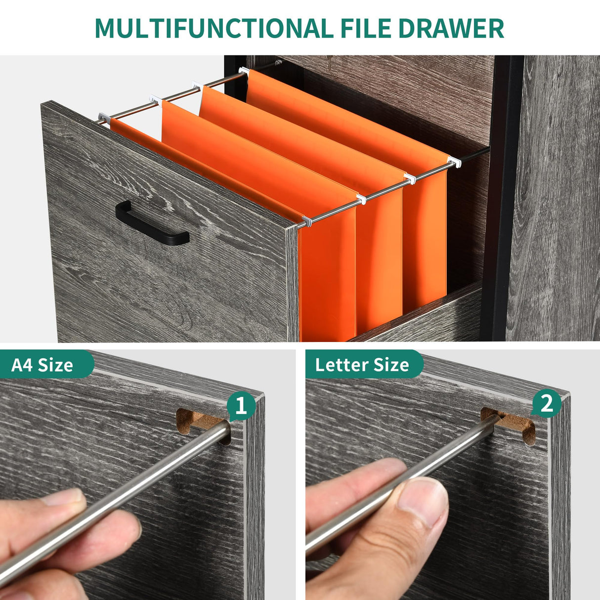 YITAHOME U Shaped Desk with Power Outlets & LED Lights, 79" Reversible L Shaped Desk with Drawers, Corner Computer Desk Office Desk with Monitor Stand & Storage Shelves, Grey YITAHOME