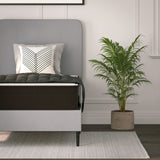 Flash Furniture Dream 10" Hybrid Spring and Foam Mattress in a Box, High Density Foam and Spring Hybrid Mattress for Pressure Relief, Twin Flash Furniture