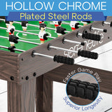 SereneLife Full Size Foosball Table, Soccer with Foose Ball Set for Home SereneLife
