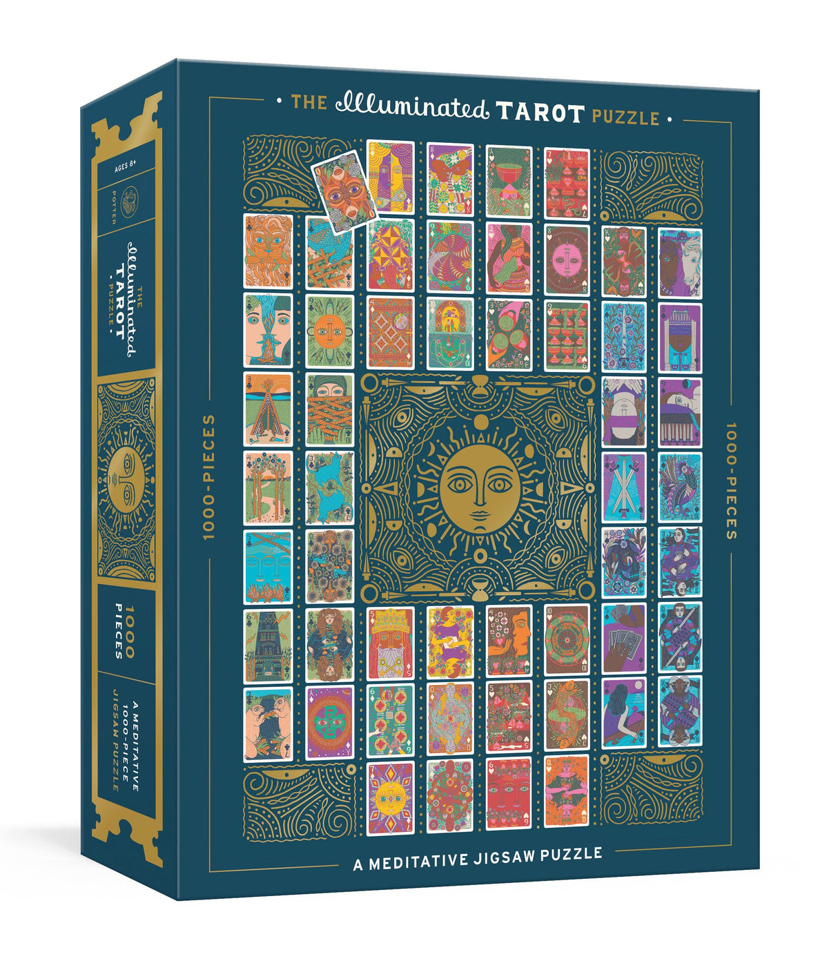 Clarkson Potter The Illuminated Tarot Puzzle: A Meditative 1000-Piece Jigsaw Puzzle: Jigsaw Puzzles for Adults Clarkson Potter