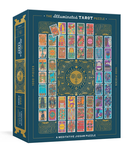Clarkson Potter The Illuminated Tarot Puzzle: A Meditative 1000-Piece Jigsaw Puzzle: Jigsaw Puzzles for Adults Clarkson Potter