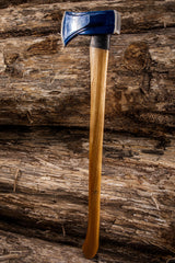 ESTWING 4 Pound 36 Inch Full Sized Hand Sharpened Axe with Curved Wooden American Hickory Handle for Cutting and Splitting, Green Estwing