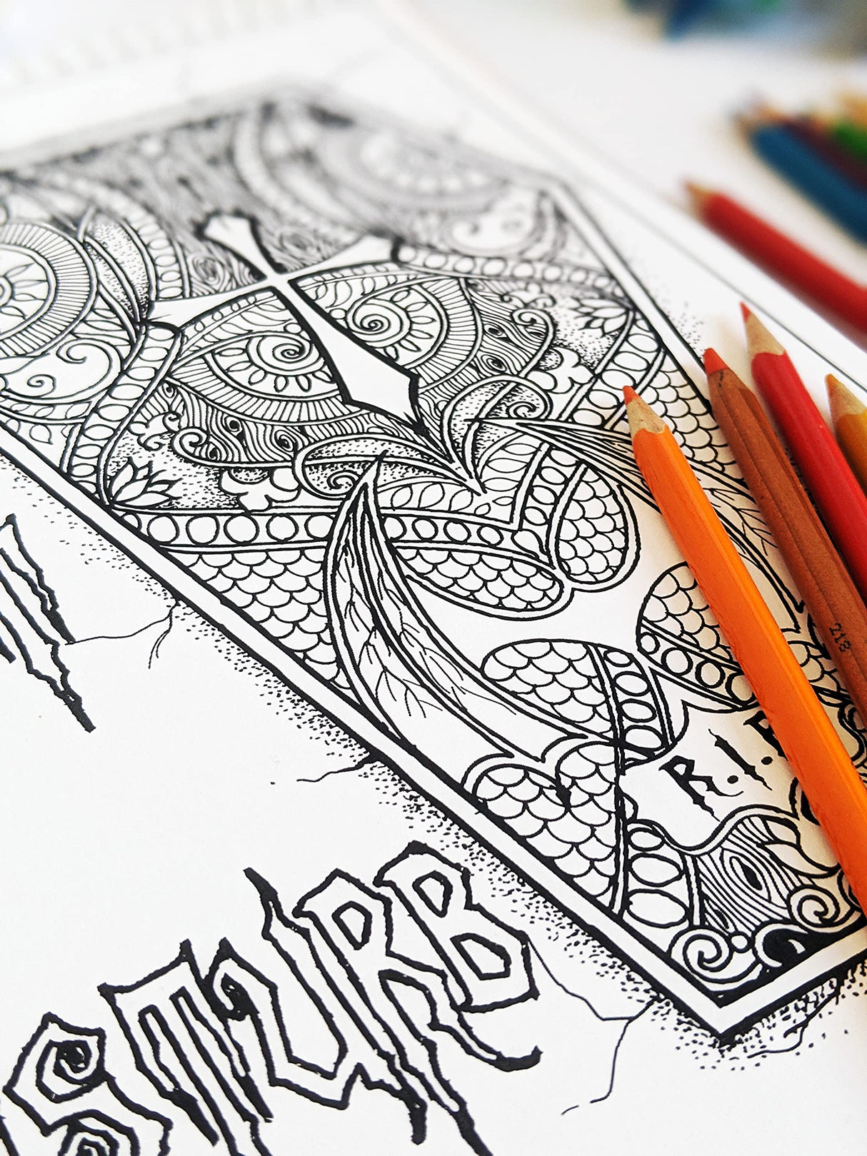 Happy Halloween Coloring Book for Adults – Volume 09 by Prajakta P | Premium Book | Spiral Bound | Stress Relieving Fun Patterns | DIY Kit | Sip and Paint Party | Coloring for All WoodArtSupply