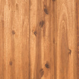 Walker Edison Outdoor Patio Wood Chevron Rectangle Coffee Table All Weather Backyard Conversation Garden Poolside Balcony, 42 Inch, Brown Walker Edison