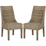 Safavieh Home Collection Suncoast Brown Dining Chair Safavieh