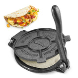 ARC Tortilla Press 8 inch, Cast Iron Tortilla Maker Include 100 Pcs Parchment Paper, Heavy Duty Tortillera Pataconera, Flour Tortilla Press, Roti Maker, Taco Maker, Taco Press, Black Gray ARC Advanced Royal Champion