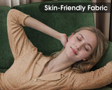 Furmax Sectional Couches for Living Room, U-Shaped Sofa Couch with Linen Fabric, 4 Seat Sofa Set with Double Chaise for Apartment (Fabric, Green) Furmax