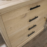 Sauder Aspen Post Lateral File, L: 31.26" x W: 19.45" x H: 29.72", Prime Oak Finish Sauder