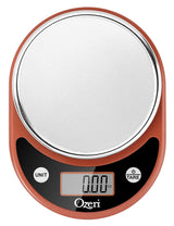 Ozeri Pronto Digital Multifunction Kitchen and Food Scale,Burnt Ochre Ozeri