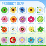 FairySandy 20 Pcs Spring Flowers Diamond Painting Keychains Daisy Diamond Art Keychains Kits for Adults Sunflower Hanging Ornaments Rhinestones Bookmarks 5D Key Rings for DIY Crafts Home Party Decor FairySandy