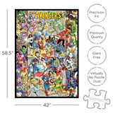 AQUARIUS Avengers 60th Anniversary 5000pc Puzzle (5000 Piece Jigsaw Puzzle) - Glare Free - Precision Fit - Officially Licensed Marvel Merchandise & Collectibles - 58.8 x 42 Inches AQUARIUS