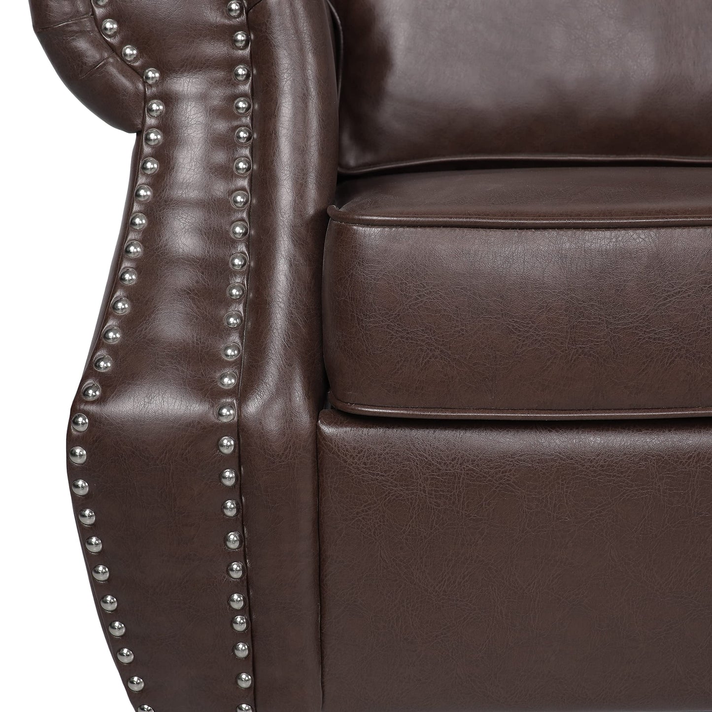 Christopher Knight Home Dowd Sofas, Dark Brown - WoodArtSupply