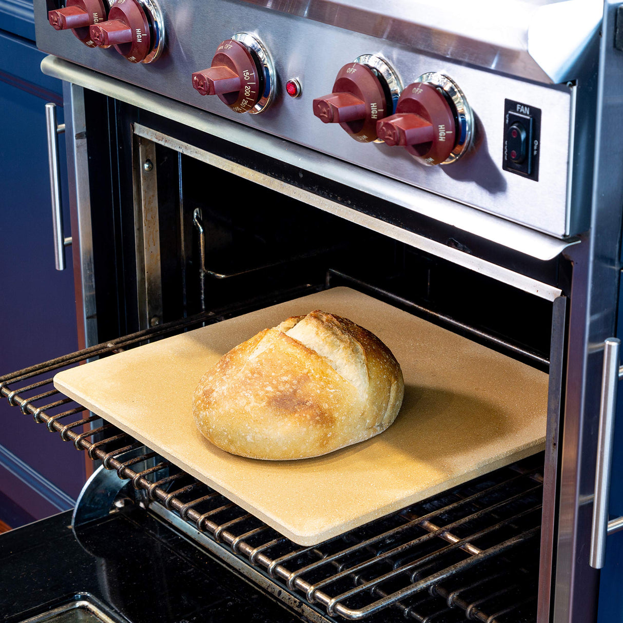 Old Stone Pizza Kitchen Rectangular Pizza Stone for Oven and Grill, 14x16-Inch Old Stone