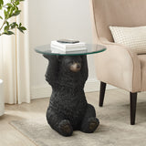 Powell Furniture Barney Bear, Dark Brown Accent Table Powell Furniture