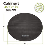 Cuisinart CGMT-046, 46" Circular Grill Mat, Mat-46, Black Cuisinart