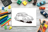 Classic Cars Coloring Book: A Collection of 50 Iconic Classic Cars | Relaxation Coloring Pages for Kids, Adults, Boys, and Car Lovers WoodArtSupply