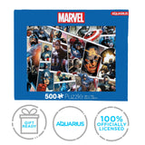 AQUARIUS Marvel Captain America Puzzle (500 Piece Jigsaw Puzzle) - Glare Free - Precision Fit - Officially Licensed Marvel Merchandise & Collectibles - 14x19 Inches AQUARIUS