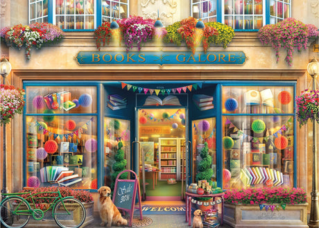 Ceaco - Shop Windows - Books Galore - 1000 Piece Jigsaw Puzzle Ceaco