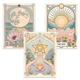 EIBEILI Diamond Art Tarot Kits for Adults - 3 Pack Diamond Painting for Beginners, Diamond Dots Round 5D Full Drill Paint with Diamonds Pictures Gem Art Painting Kits DIY Crafts Kits 12x16inch EIBEILI