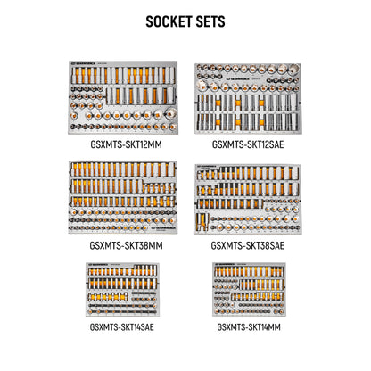 GEARWRENCH 1024 Piece Master Mechanics Tool Set in Premium Modular Foam Trays with GSX Mobile Tool Storage | MEGAMOD1024