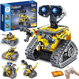 Sillbird Robot Building Kit with Remote Control STEM Gifts for Boys Age 8-13, Technic Coding Robotic Toys for Kids Birthday, Buildable 5in1 Models with 488 Pieces Sillbird