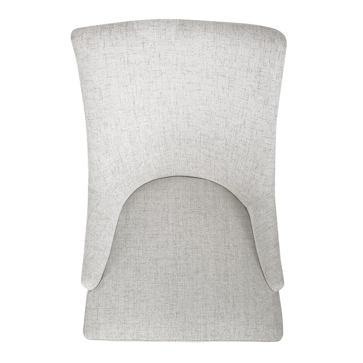 HomePop Home Decor | Upholstered Anywhere Dining Chair | Accent Chairs for Living Room & Bedroom | Decorative Home Furniture - Neutral Textured Solid (Single Pack) HomePop