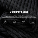 ALTRIGUS 104" Cloudy Sectional L Shaped Couch for Living Room, No Assembly Required, Modular Comfy Sofa with Deep Seat, Fluffy Couch with Sleeper Chaise for Apartment Lounge (Black) ALTRIGUS