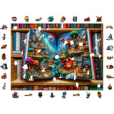 Wooden.City Enchanted Tales 1000 Piece Puzzle, Wooden Puzzles for Adults, Jigsaw Puzzles 1000 Pieces, Made in EU, Size 21.25 X 15.5 in, Magical Jigsaw Puzzle WOODEN.CITY