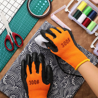 Honeydak 2 Pairs Heat Resistant Gloves Heat Transfer Machine Gloves Heat Work Gloves for Sublimation with 2 Rolls Heat Tape Heat Transfer Tape High Temperature Tape Thermal Tape Heat Press Tape