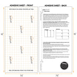 Puzcraft Puzzle Saver Adhesive Sheets (24 Sheets) Easiest Alternative to Messy Puzzle Glue Puzcraft