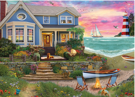 Ceaco - David MacLean - Heart Beach - 1000 Piece Jigsaw Puzzle